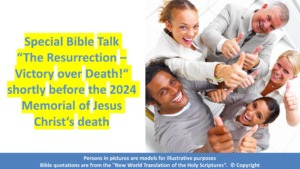 Special Bible Talk 2024 Jehovah's Witnesses Video on YouTube