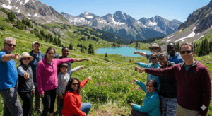 Menschen blicken hoffnungsvoll auf eine friedliche Erde – Einladung zum Sondervortrag 2026.