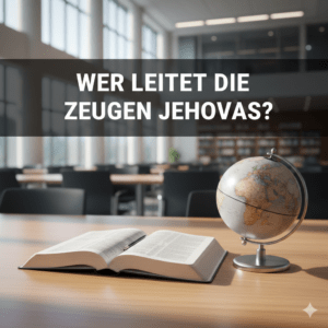 Wer leitet die Zeugen Jehovas? Bibel und Weltkugel als Symbole für die Führung