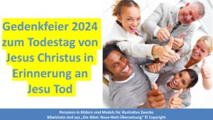 Video auf YouTube über die Gedenkfeier 2024 zur Erinnerung an Jesu Tod