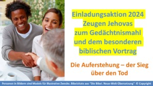 Einladungsaktion 2024 Zeugen Jehovas